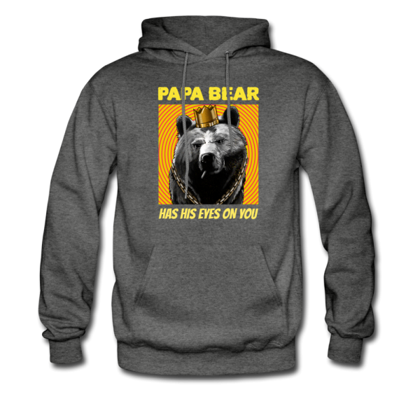 Papa Bear Has His Eyes On You Hoodie For Cheap - Image 2