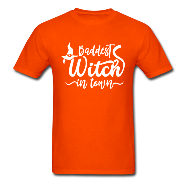Baddest Witch In Town Men s Funny Halloween T-Shirt Online Hot Sale - Image 4