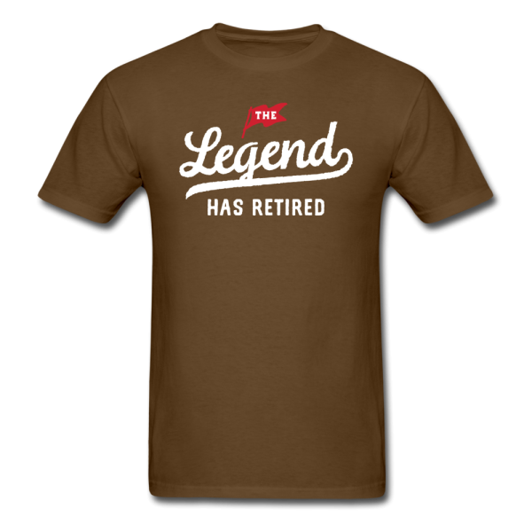The Legend Has Retired Men s Funny T-Shirt Sale - Image 3