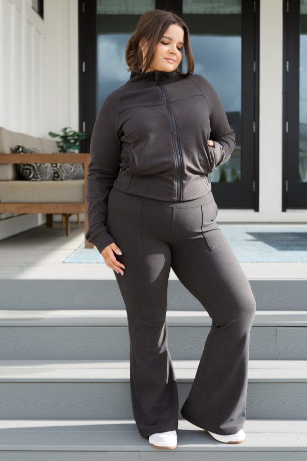 Where Are You Zip Up Jacket in Black Discount - Image 5