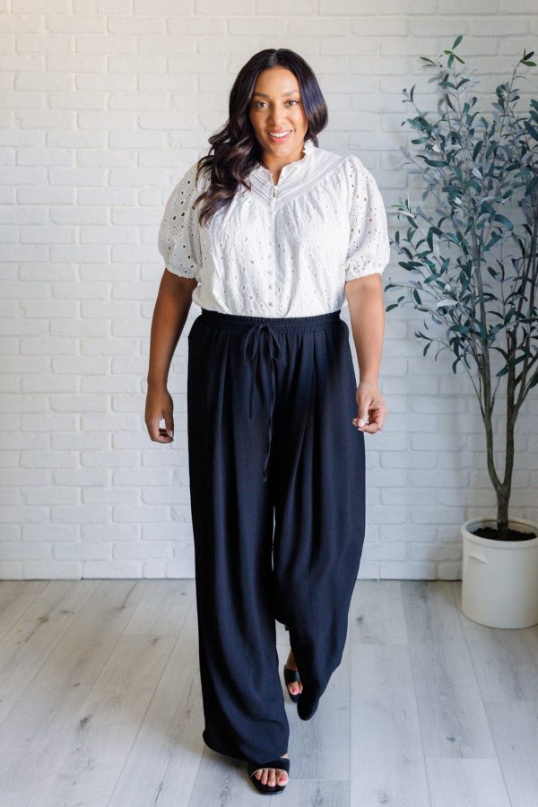 I ll Let You Know Eyelet Lace Blouse on Sale - Image 5