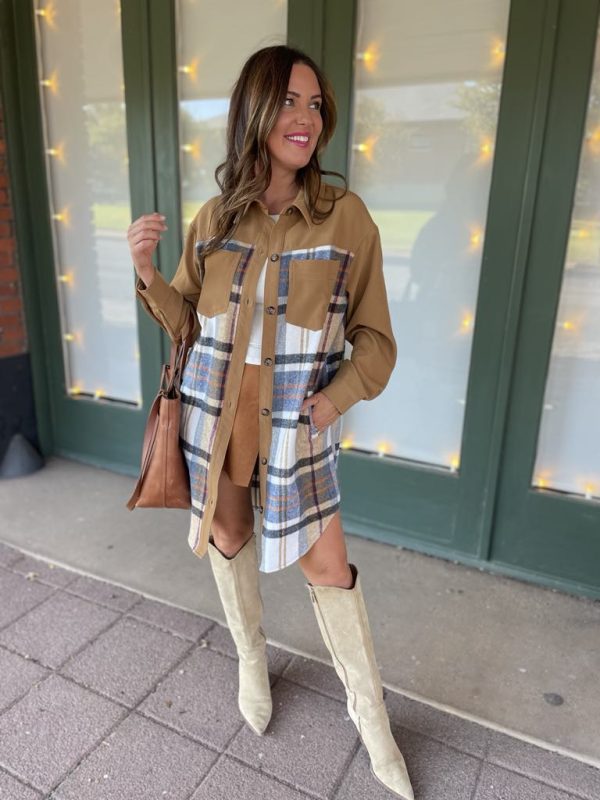 Durham Plaid Jacket in Two Colors Online now - Image 5