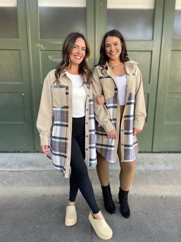 Durham Plaid Jacket in Two Colors Online now - Image 2