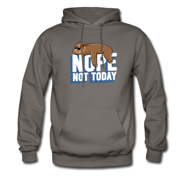 Nope, Not Today Lazy Sloth Hoodie For Sale - Image 4