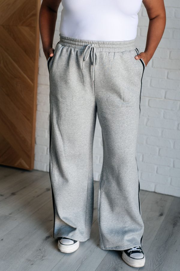 Don t Get Stuck Stripe Detail Sweatpants Supply