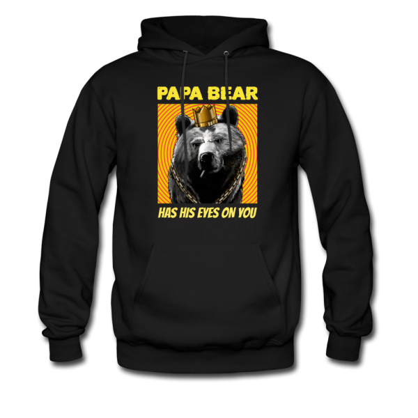 Papa Bear Has His Eyes On You Hoodie For Cheap - Image 4