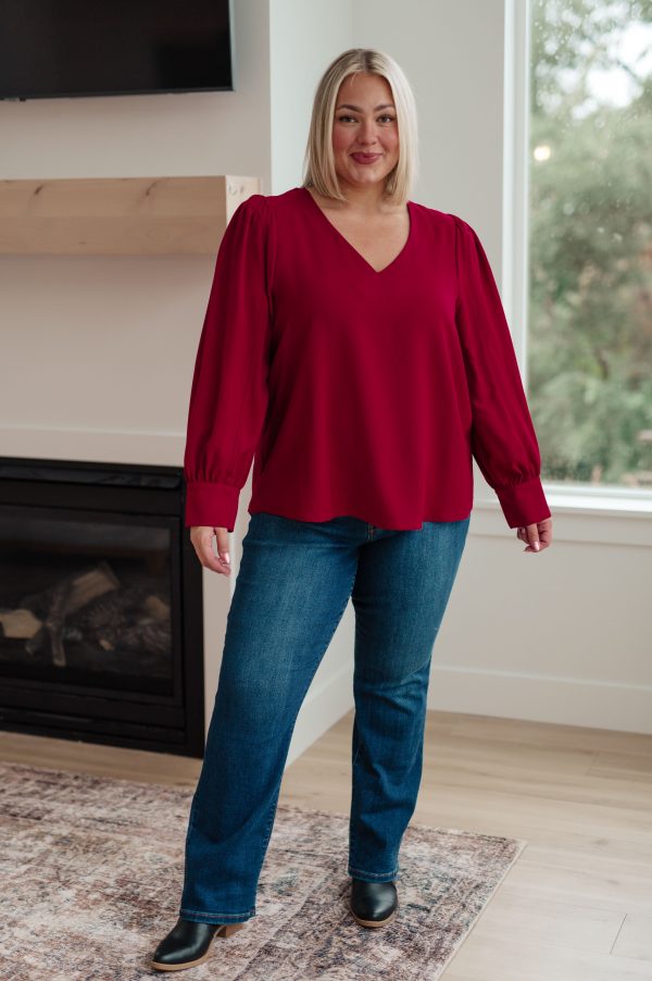Back in Business V-Neck Blouse Online - Image 4