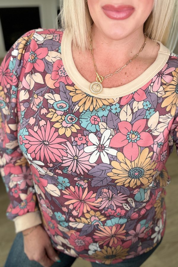 A Florists Dream Long Sleeve Pullover Fashion - Image 5