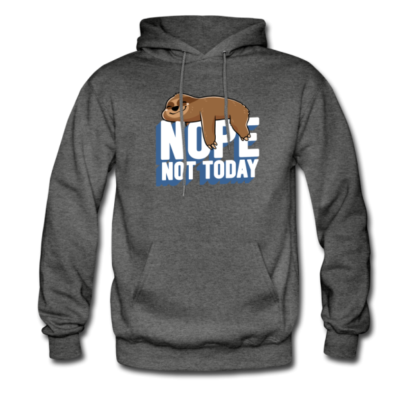 Nope, Not Today Lazy Sloth Hoodie For Sale - Image 2