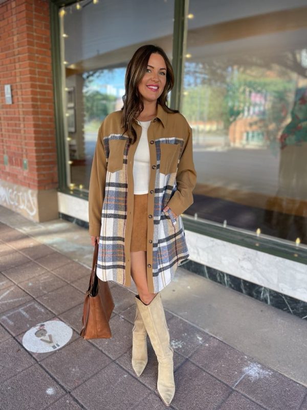 Durham Plaid Jacket in Two Colors Online now - Image 4