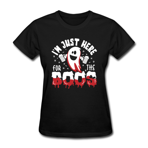 I m Just Here For The Boos Women s Funny Halloween T-Shirt Cheap