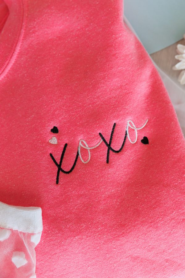 XOXO Embroidered Sweatshirt Fashion - Image 3