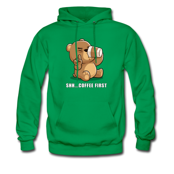 Shh.. Coffee First Hoodie Cheap - Image 4