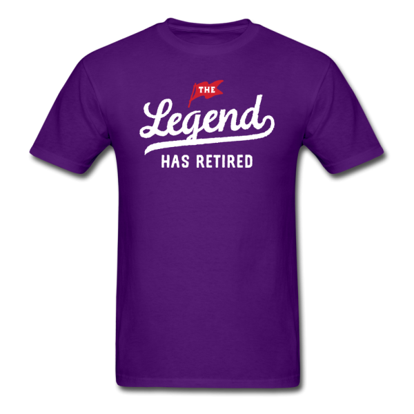 The Legend Has Retired Men s Funny T-Shirt Sale - Image 4