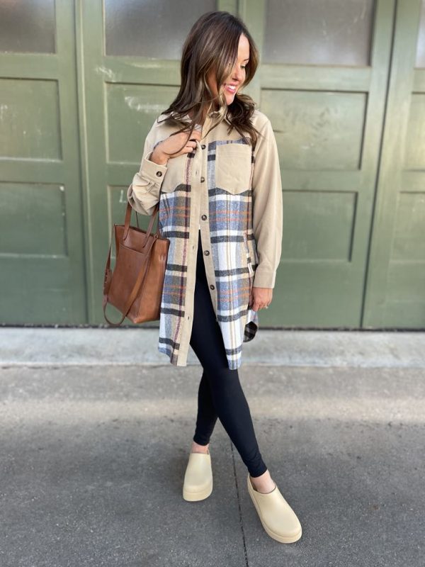 Durham Plaid Jacket in Two Colors Online now - Image 3
