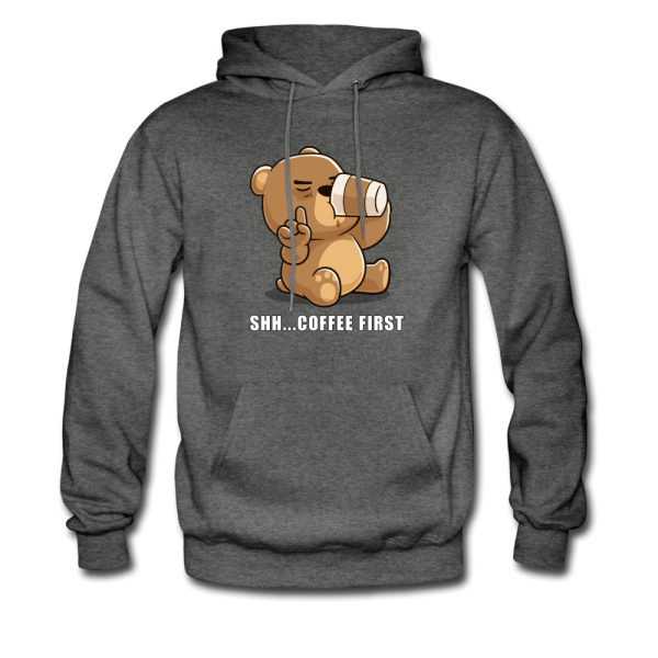 Shh.. Coffee First Hoodie Cheap - Image 3