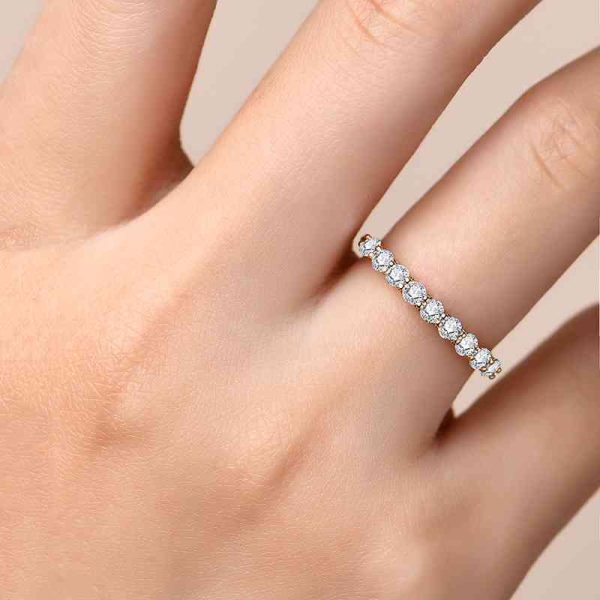 Moissanite 925 Sterling Silver Ring For Cheap