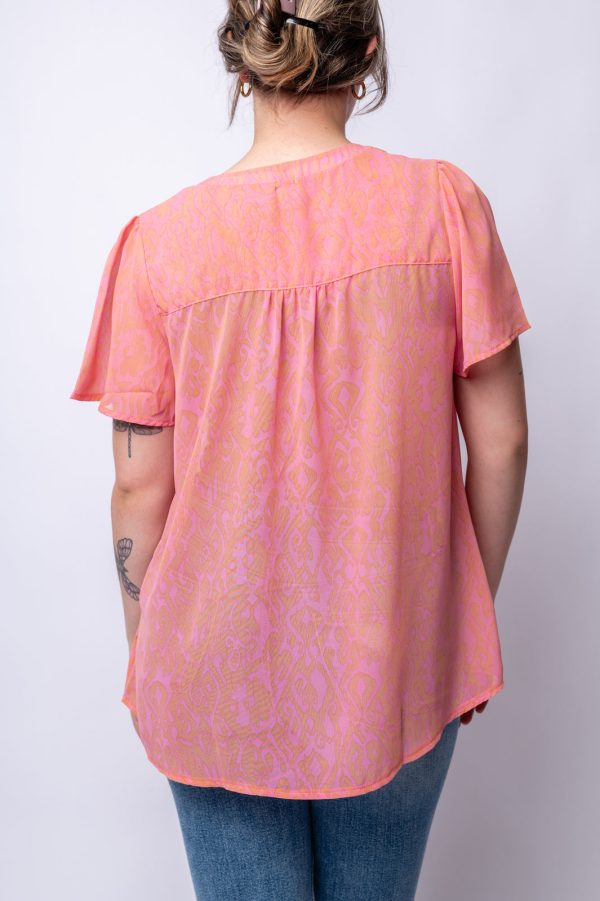 Let Me See You Do It Shawl Neckline Blouse Online Sale - Image 4