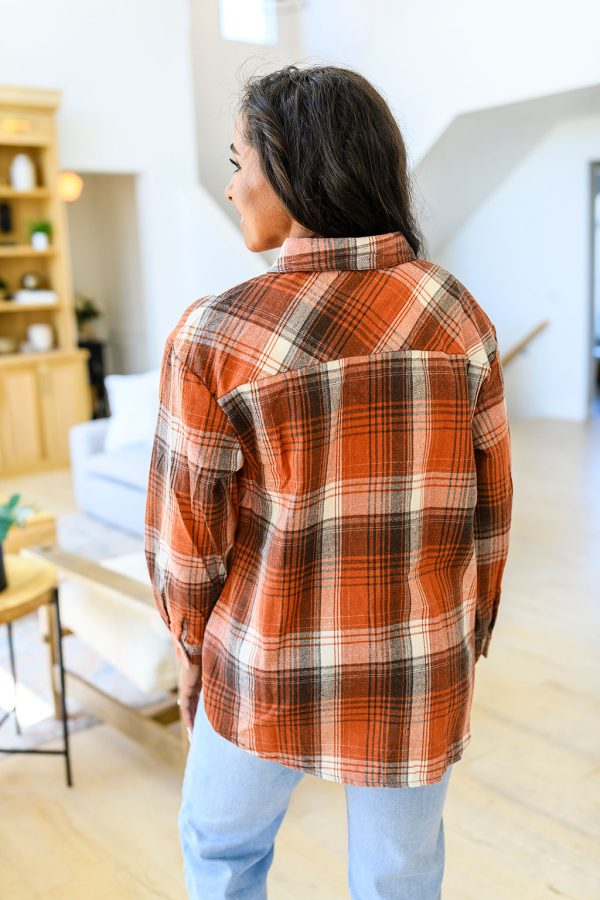 Lightweight Plaid Flannel In Four Colors For Sale - Image 5