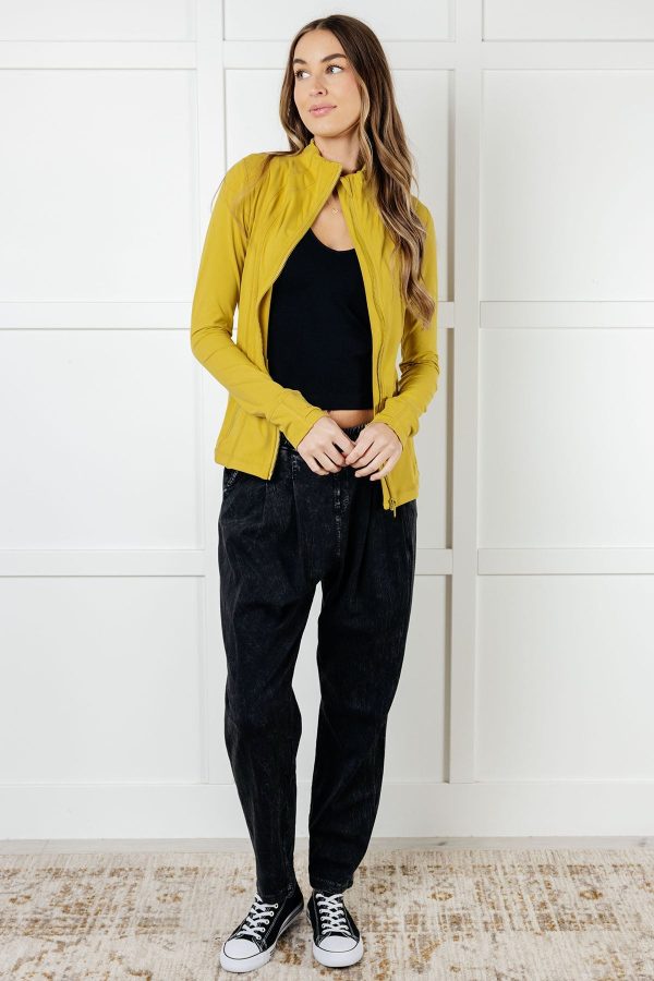 Staying Swift Activewear Jacket in Yellow Pear Sale - Image 5