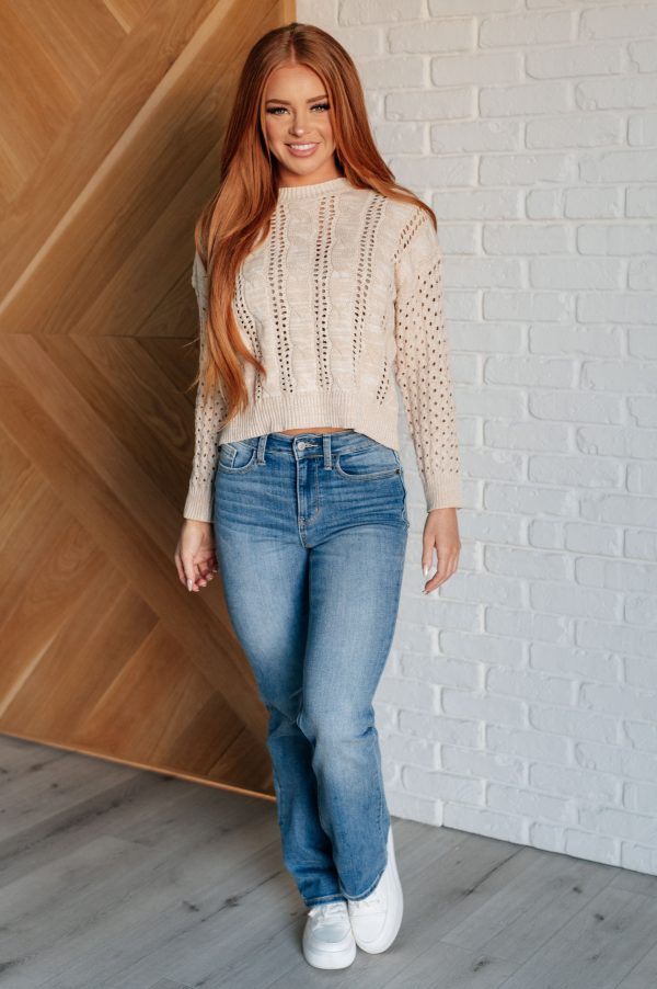 A Note of Thanks Cable Knit Sweater Fashion - Image 3