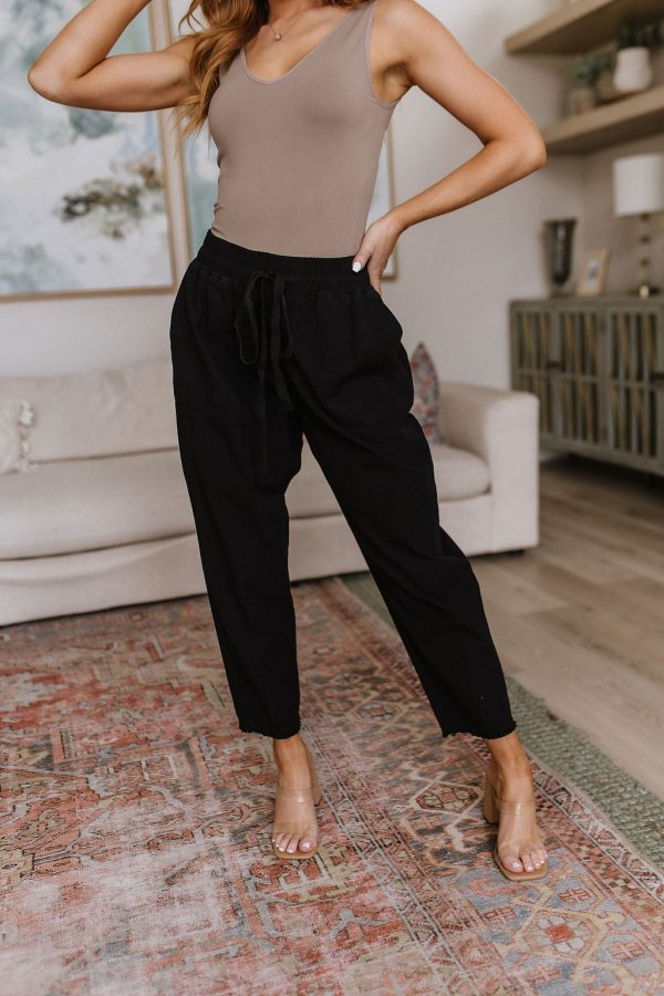 Love Me Dearly High Waisted Pants in Black Online now - Image 4