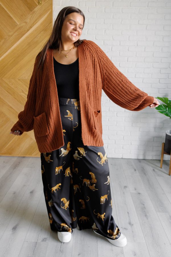 Maybe Monday Cardigan in Chestnut Cheap - Image 4