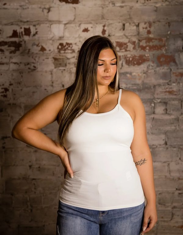 Spaghetti Strap Brami Tank in Black Fashion - Image 5