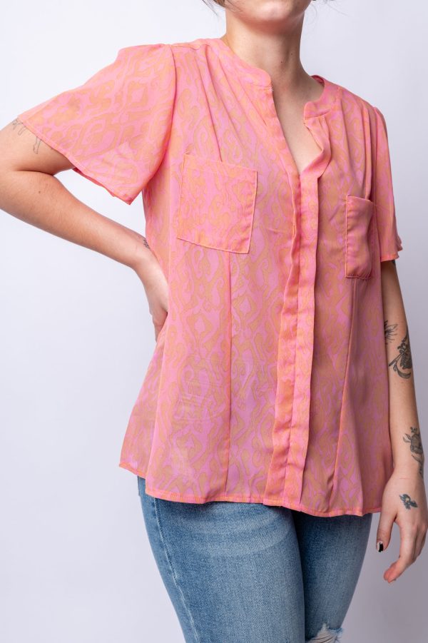 Let Me See You Do It Shawl Neckline Blouse Online Sale
