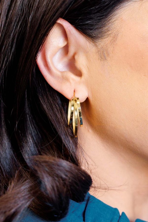 Get In Line Hoop Earrings Online now - Image 3