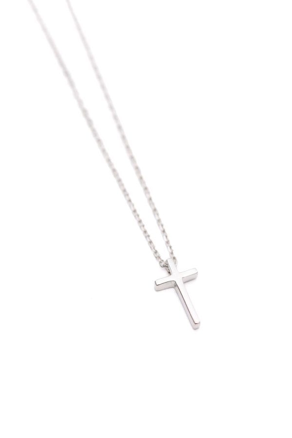 Dainty Silver Cross Necklace Supply