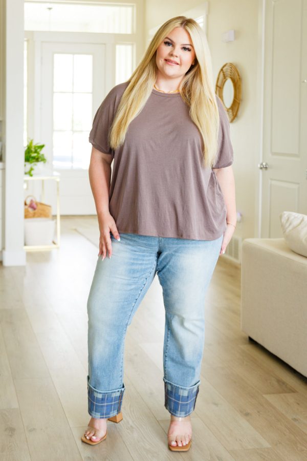 So Good Relaxed Fit Top in Mocha For Cheap - Image 5