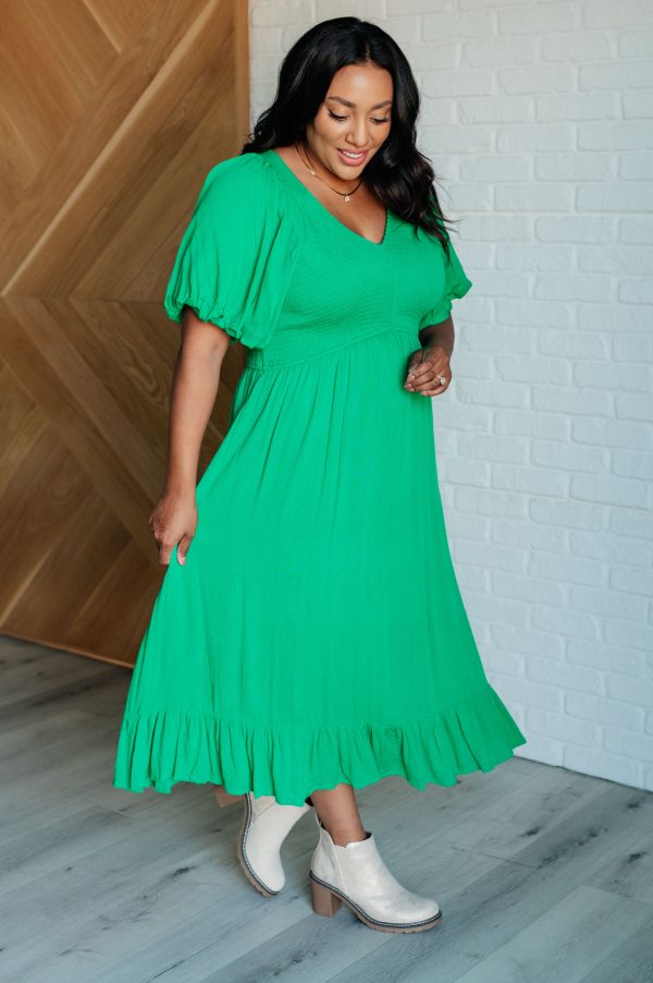 Catch a Cloud and Pin it Down Smocked Bodice Dress Hot on Sale - Image 5