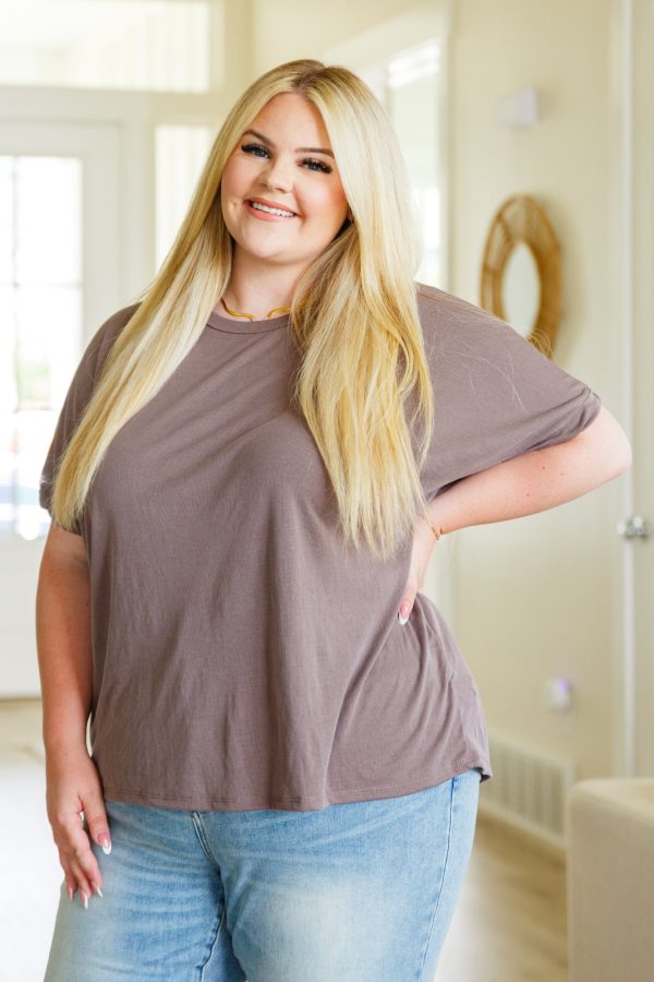 So Good Relaxed Fit Top in Mocha For Cheap - Image 2