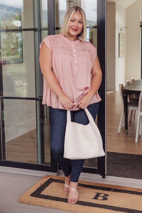 Woven and Worn Tote in Ivory Hot on Sale - Image 4