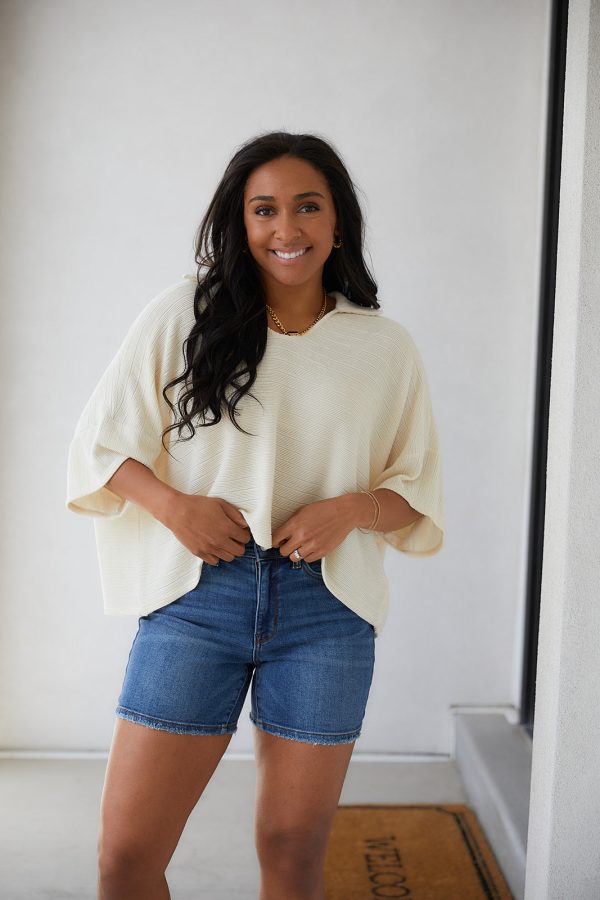 Brianna Boxy Crop Top Cheap - Image 5