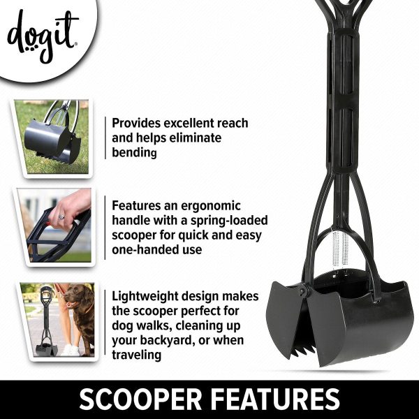 Dogit Clean Jawz Dog Waste Scooper for Grass & Gravel For Cheap - Image 2
