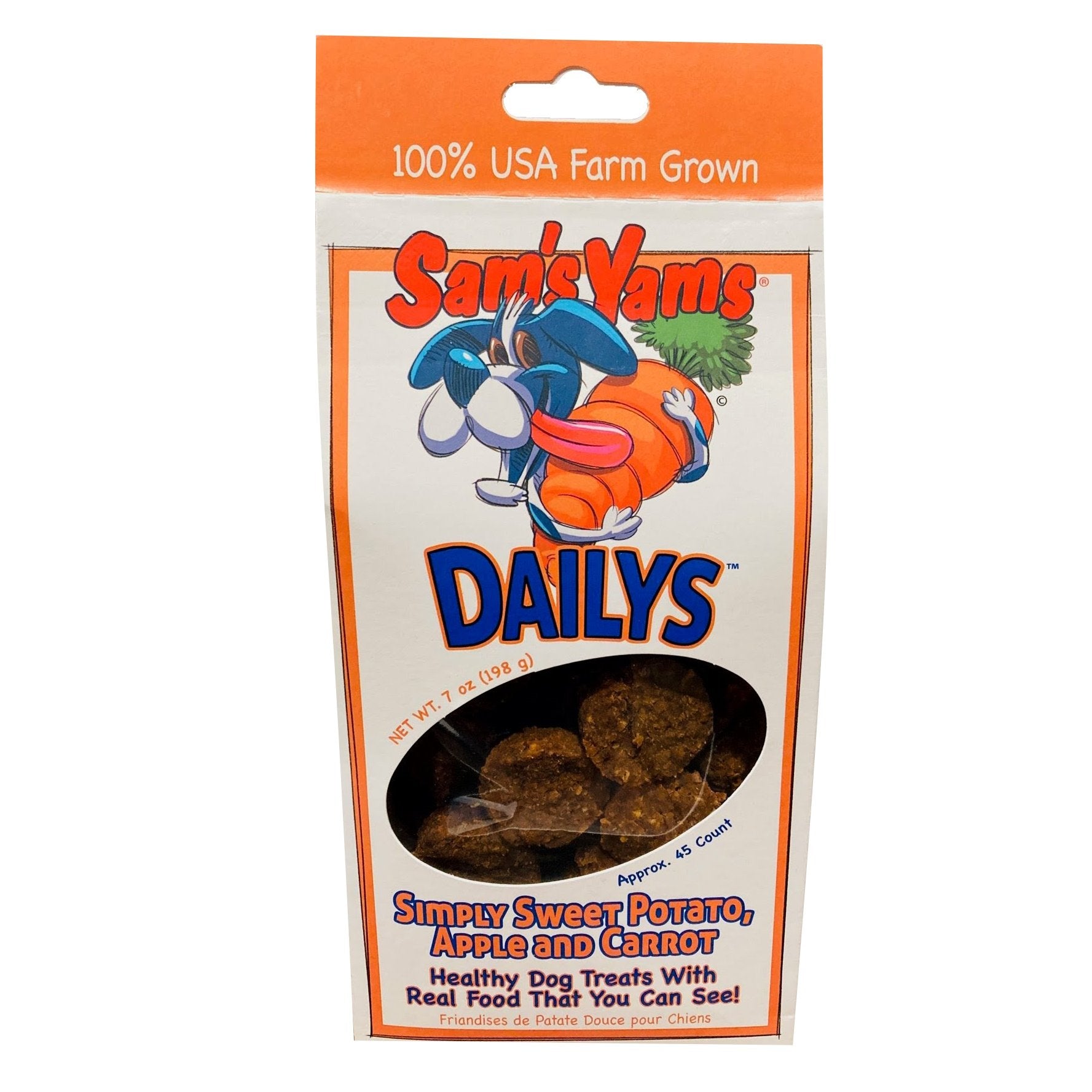 Sam s Yams Daily s Simply Sweet Potato, Apple and Carrot Dog Treats For Cheap